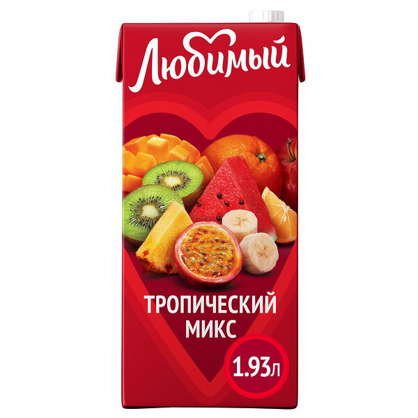 Напиток сокосодержащий Тропический микс ТМ Любимый