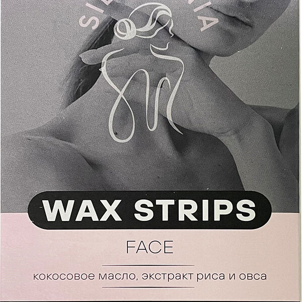 Восковые полоски для лица 20 шт + 2 салфетки
