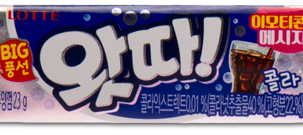 Жевательная резинка LOTTE Whatta Big Bubble Gum Cola вкус колы 