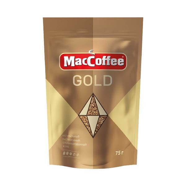 Кофе МакКофе 75гр Голд пакет