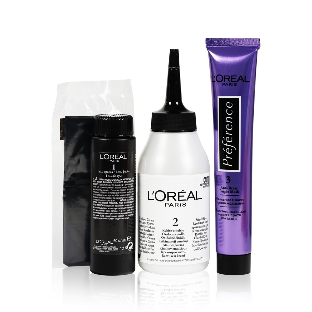 

Стойкая краска для волос L'Oréal Paris Preference Cool Blondes, оттенок 8.12 аляска светло-русый пепельный бежевый