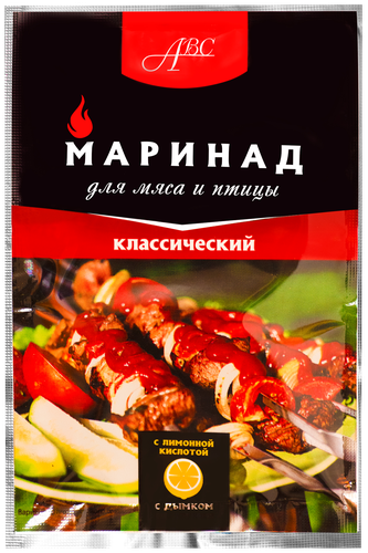 

Маринад к мясу и птице АВС Классический 30 г
