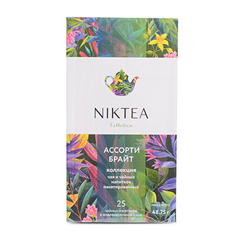 Чай черный Niktea Assorti Bright Ассорти 25 х