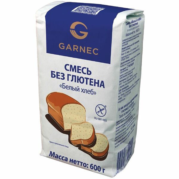 Сухая смесь Гарнец Белый хлеб без глютена