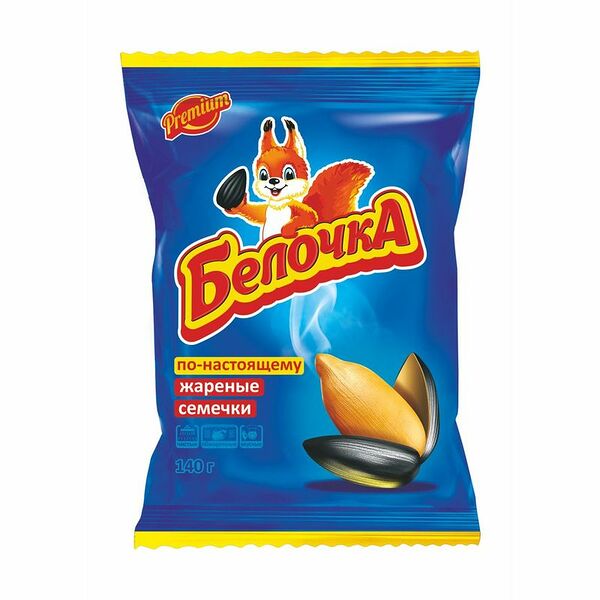 Семена подсолнечника Белочка По-настоящему жареные 140 г