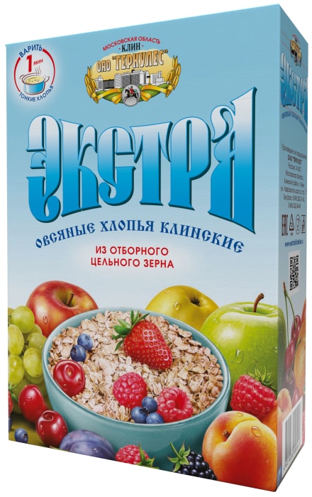 

Хлопья Клинские овсяные Экстра 400 г