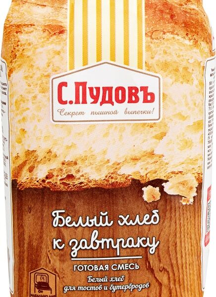 Смесь для выпечки С.Пудовъ Белый хлеб 500г