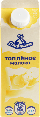 

Молоко Вятушка топлёное пастеризованное 4% 500 мл