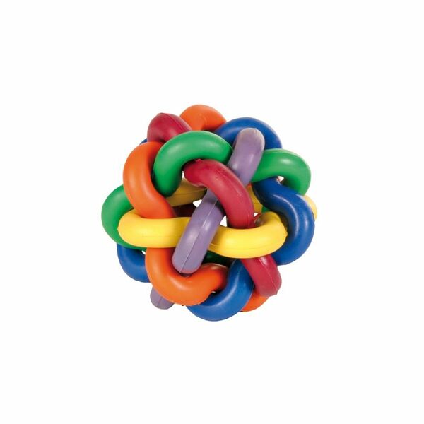 Игрушка для собак TRIXIE мяч плетеный каучук 10см