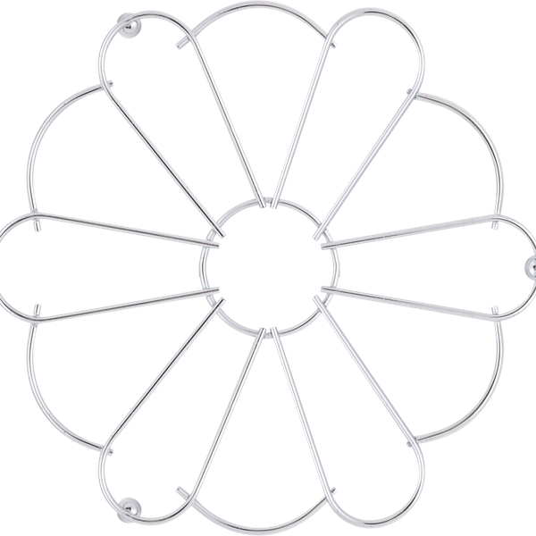 Подставка под горячее МУЛЬТИДОМ Ромашка 17см, хромир.сталь 