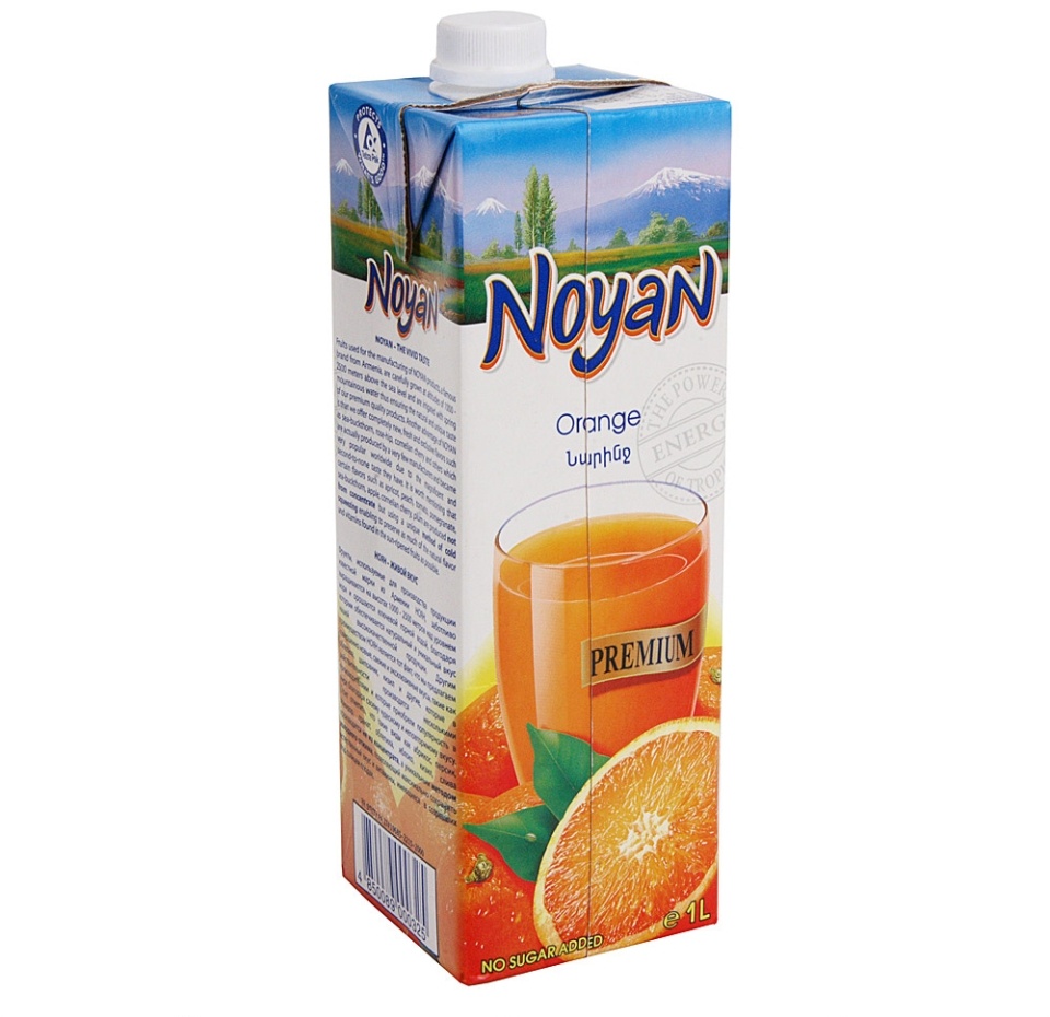 

Сок апельсиновый Noyan 1 л
