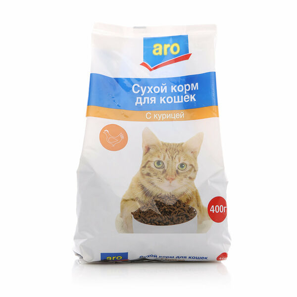 Корм сухой для кошек с курицей ТМ Aro (Аро)