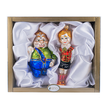 

Набор игрушек Irena Малыш и Карлсон для елки 2 шт.