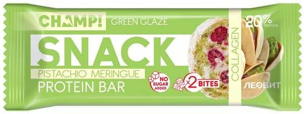 Батончик Леовит Champ фисташков меренга