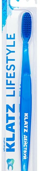 Щетка зубная Klatz Lifestyle для взрослых Средняя в ассортименте
