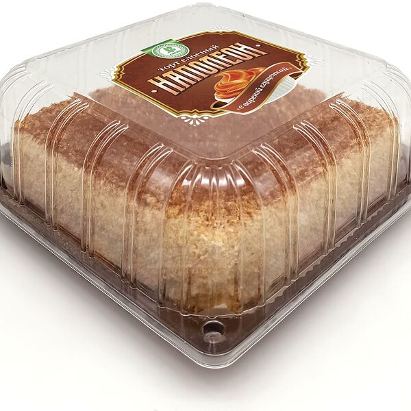 Торт Ситно Наполеон с вареной сгущенкой