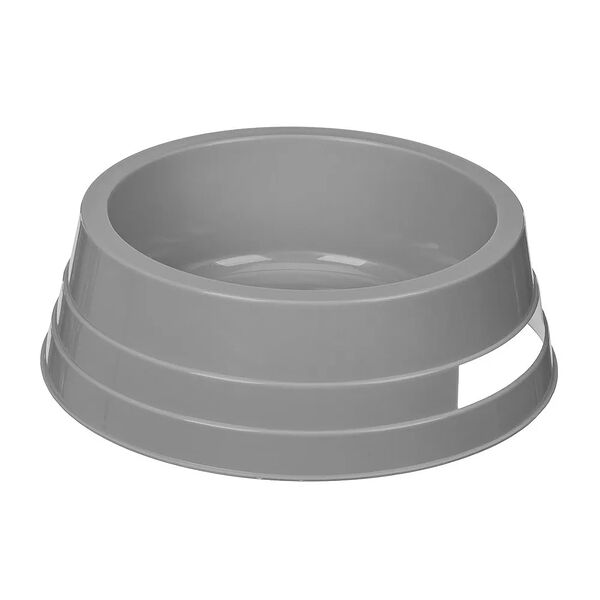 Миска для животных серая