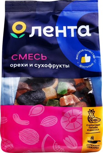 

Смесь ЛЕНТА орехи сухофрукты