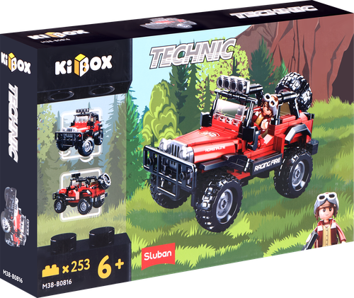 

Конструктор Kibox Джип, 253 детали, Арт. M38-B0816