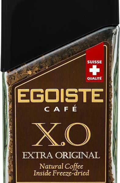 Кофе Egoiste X.O Extra Original растворимый с добавлением молотого, 100г