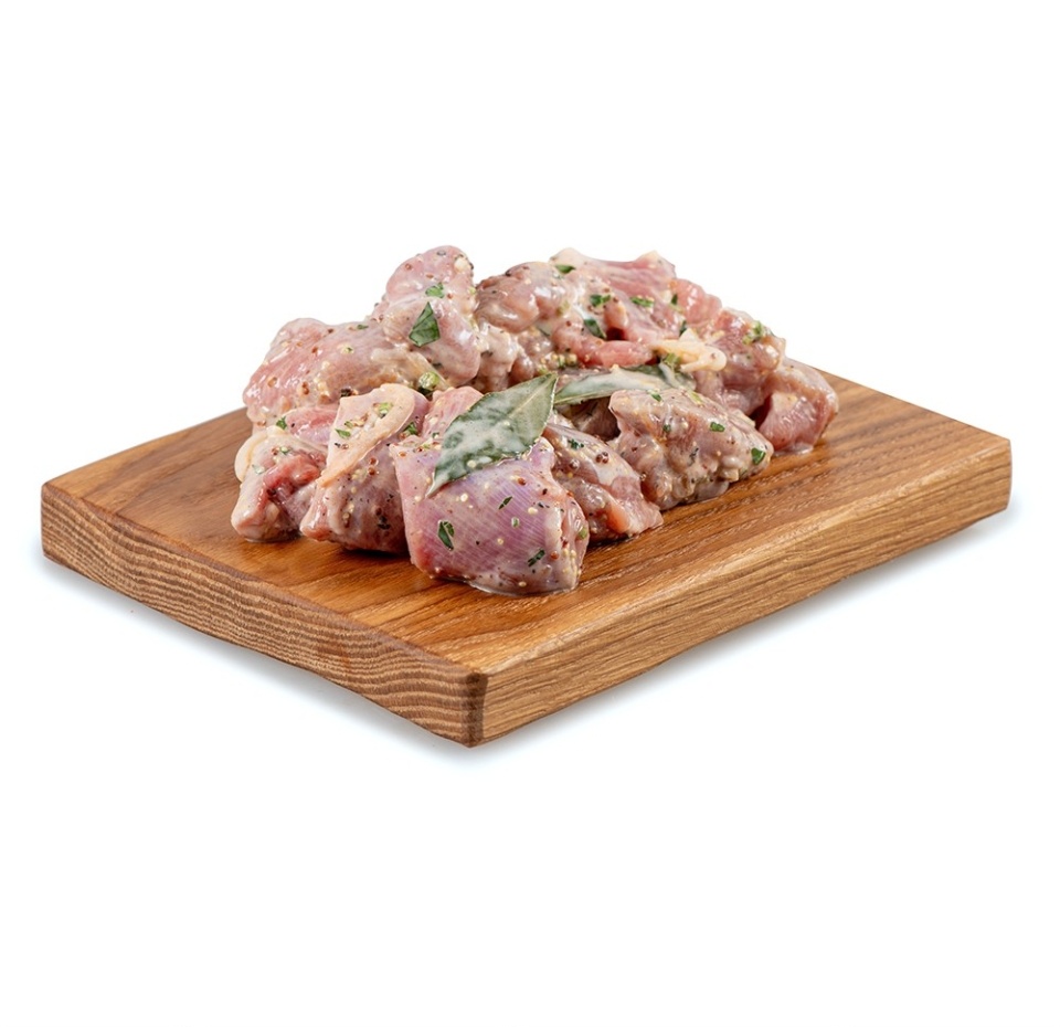 

Шашлык из филе грудки индейки в кефирном маринаде Д-а от "Азбуки Вкуса" Россия