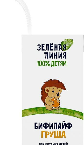Бифилайф детский Зеленая линия Груша 2.5% 210г