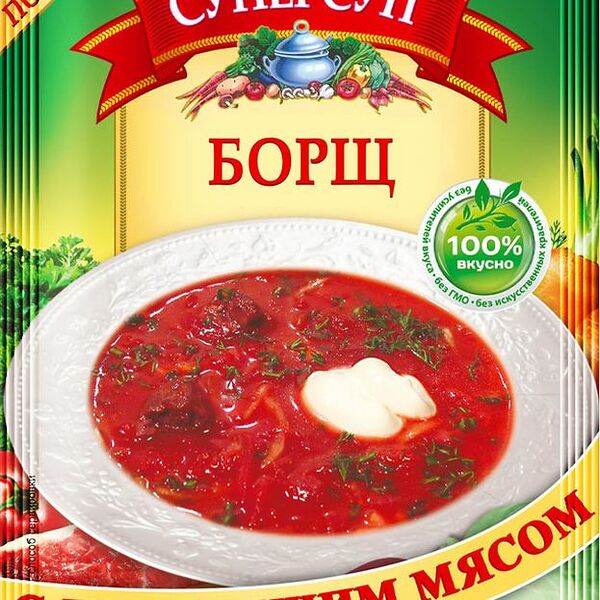 Борщ Русский продукт Суперсуп с настоящим мясом