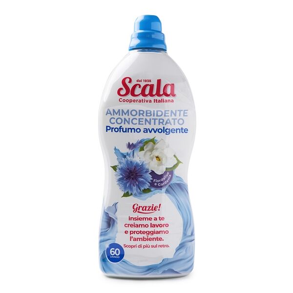 Кондиционер для стирки белья Fiordaliso e Gardenia с ароматом василька и гардении, Scala, 1.5 л, Италия