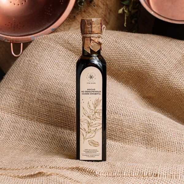 Масло из обжаренных семян белого кунжута