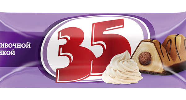 Конфеты 35 со сливочной начинкой вес