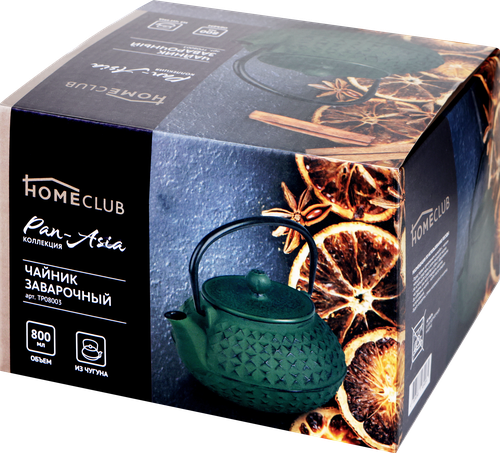 

Чайник заварочный HOMECLUB Pan-Asia, чугун, 800мл