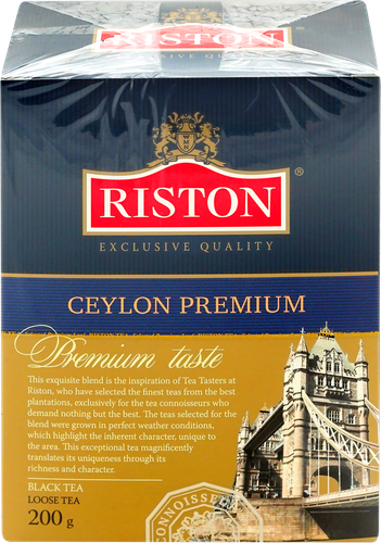 

Чай черный RISTON Ceylon Premium Tea Цейлонский листовой, 200г