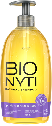 

Шампунь для волос BIONYTI Густота и активация роста, 400мл