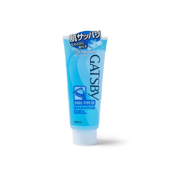 Гель для бритья Gatsby с лифтинг эффектом с ментолом и кофеином цитрусовый аромат 205 г, Япония