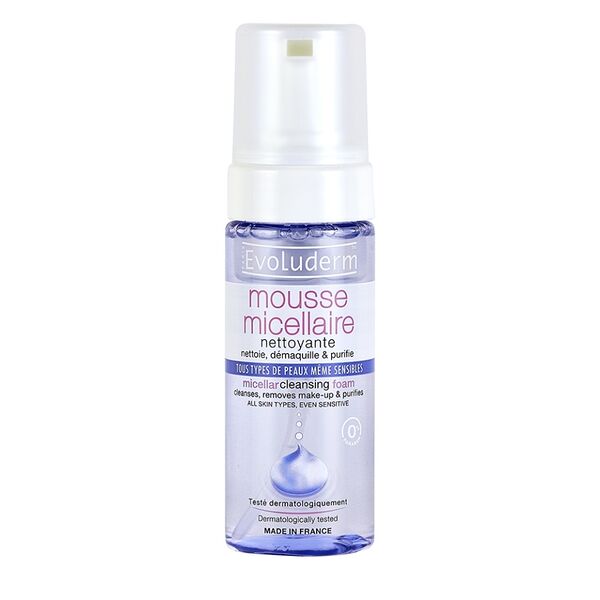 Пенка мицеллярная очищающая, Evoluderm
