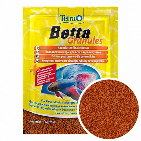 Корм для всех видов петушков Tetra Betta Granules гранулы 5г