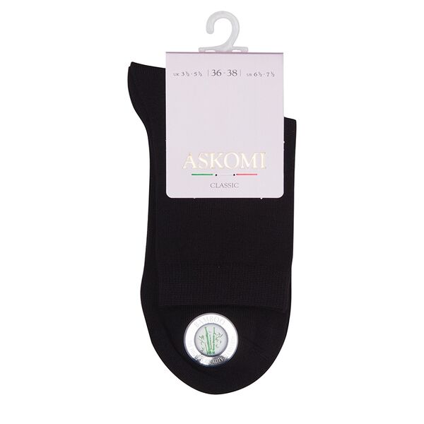 Носки женские Askomi Casual Аg-1000 цвет черный р.23 (36-38)
