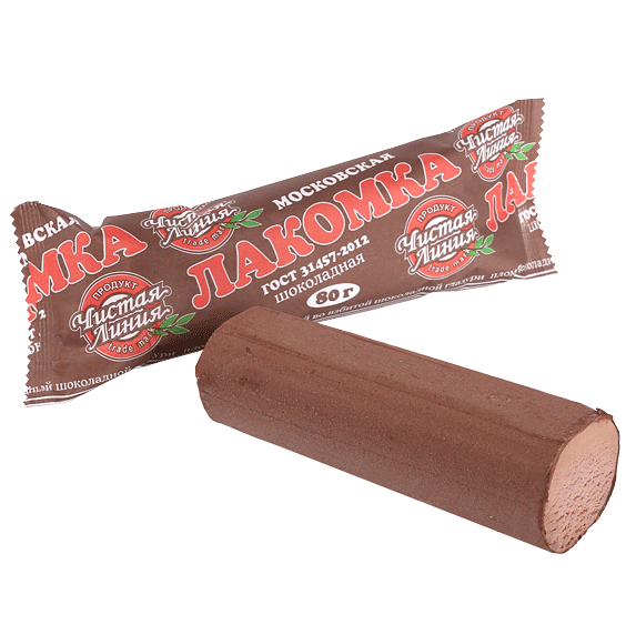 Пломбир Чистая Линия Московская лакомка шоколадный 80 г