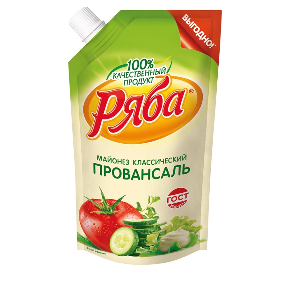 

Майонез Ряба Провансаль 50.5% 192 г