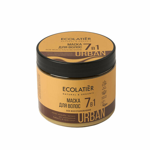 Маска для волос Ecolatier Urban SOS восстановление 7 в 1 380 мл