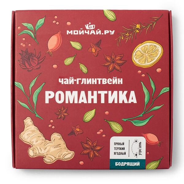 Чай черный Мойчай.ру Романтика пресованный 80г, Россия
