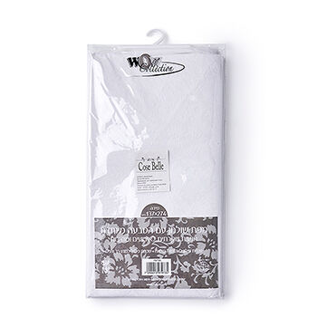 Скатерть Cose Belle с фланелевой подкладкой 210х380, белая, Китай