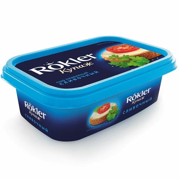 Сыр плавленый Rokler сливочный 45%, 180г