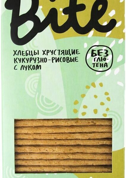 Хлебцы хрустящие кукурузно-рисовые Take a Bite с луком