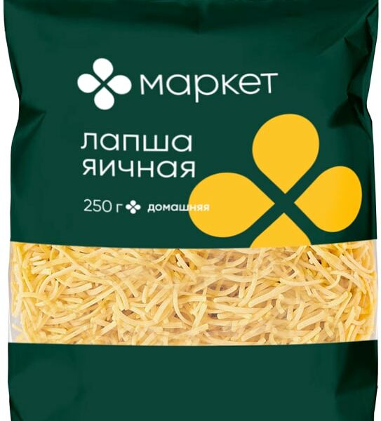 Лапша Маркет Домашняя яичная 250г
