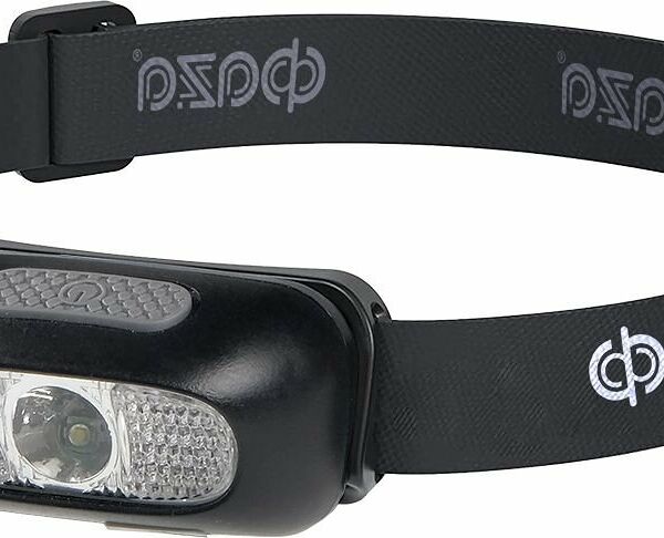 Налобный аккумуляторный фонарь с белым и красным св. ФАZА AccuFH3-L3W/RED,черный