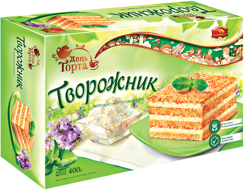 

Торт Черёмушки Творожник творожно-йогуртовый 400 г