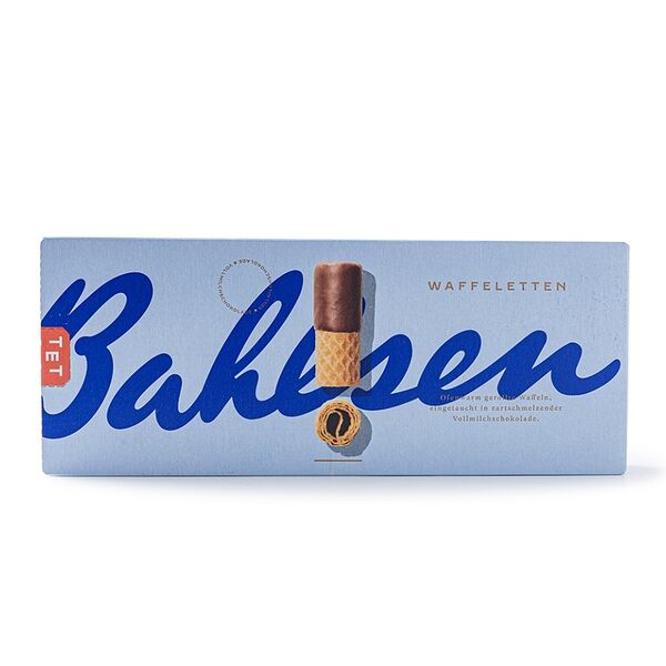 Вафельные трубочки BAHLSEN в темном шоколаде 100г, Германия