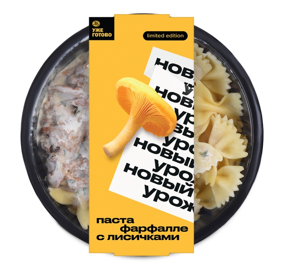 

Паста фарфале с лисичками Уже Готово 350 г