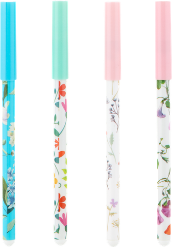 

Набор ручек шариковых Flower mood, синий цвет Арт. XFAA24, 4шт